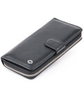 Вертикальний місткий гаманець зі шкіри унісекс ST Leather 19300 Чорний
