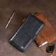 Вертикальный вместительный кошелек из кожи унисекс ST Leather 19300 Черный фото