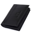 Визитница-книжка ST Leather 19213 Черная