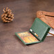 Визитница-книжка ST Leather 19215 Зеленая фото