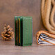 Визитница-книжка ST Leather 19215 Зеленая фото