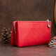 Вместительный клатч из двух частей женский ST Leather 19251 Красный фото