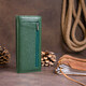 Кошелек на магнитах с клапаном женский ST Leather 19240 Зеленый фото