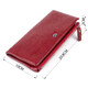 Кошелек-клатч из кожи с карманом для мобильного ST Leather 19311 Бордовый фото