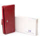 Кошелек-клатч из кожи с карманом для мобильного ST Leather 19311 Бордовый фото