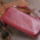 Кошелек-клатч из кожи с карманом для мобильного ST Leather 19311 Бордовый фото