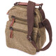 Тканевая мужская сумка из плотного текстиля 21227 Vintage Оливковая фото