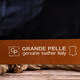 Качественный ремень для мужчин из натуральной кожи Grande Pelle 21472 Рыжий фото