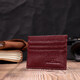Практичный кард-кейс из натуральной кожи ST Leather 22446 Бордовый фото