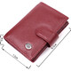 Практичная визитница из натуральной кожи ST Leather 22468 Бордовый фото