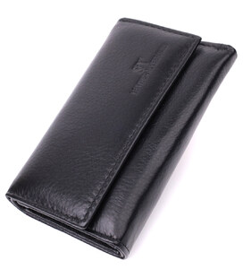 Практична ключниця із натуральної шкіри ST Leather 22483 Чорний