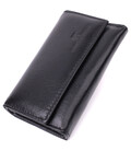 Практичная ключница из натуральной кожи ST Leather 22483 Черный