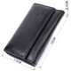 Практичная ключница из натуральной кожи ST Leather 22483 Черный фото