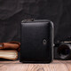 Портмоне для женщин на молнии в классическом цвете из натуральной кожи ST Leather 19488 Черный фото