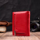 Женский яркий кошелек с монетницей из натуральной кожи ST Leather 19493 Красный фото
