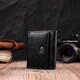 Женский небольшой кошелек из натуральной кожи ST Leather 19504 Черный фото