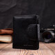 Надежный кошелек для женщин вертикального типа из натуральной кожи ST Leather 22451 Черный фото