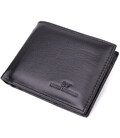 Мужской кошелек-зажим из натуральной кожи ST Leather 22460 Черный