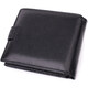 Отменный горизонтальный бумажник для мужчин из натуральной кожи ST Leather 22465 Черный фото