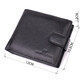 Отменный горизонтальный бумажник для мужчин из натуральной кожи ST Leather 22465 Черный фото