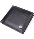 Чоловіче шкіряне портмоне із затискачем ST Leather 22485 Чорний