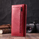 Яркий женский кошелек горизонтального формата из натуральной кожи ST Leather 22514 Красный фото