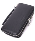 Мужской клатч на два отделения из натуральной кожи ST Leather 22531 Черный