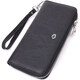 Кошелек-клатч универсальный на одно отделение из натуральной кожи ST Leather 22562 Черный фото