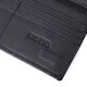 Лакированный тонкий кошелек с фактурой под рептилию из натуральной кожи ST Leather 22716 Черный фото