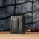 Вертикальный женский кошелек из натуральной кожи ST Leather 23070 Зеленый фото