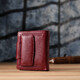 Женский кошелек вертикального формата из натуральной кожи ST Leather 23071 Бордовый фото