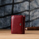 Компактный женский кошелек из натуральной кожи ST Leather 23073 Бордовый фото