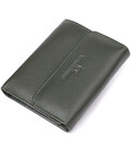 Стильный кошелек среднего размера из натуральной кожи ST Leather 23075 Зеленый