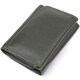 Маленький кошелек удобного формата из натуральной кожи ST Leather 23076 Зеленый фото