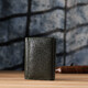 Маленький кошелек удобного формата из натуральной кожи ST Leather 23076 Зеленый фото