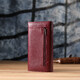 Практичный вертикальный кошелек из натуральной кожи ST Leather 23085 Бордовый фото