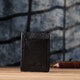 Мужской кошелек для карточек из натуральной кожи ST Leather 23091 Черный фото