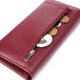 Практичный кошелек для женщин из натуральной кожи ST Leather 23098 Бордовый фото