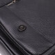 Вместительный портфель для мужчин из натуральной кожи Vintage 23043 Черный фото