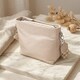 Повседневная плечевая сумка из натуральной кожи Vintage 22915 Белый фото