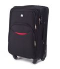 Чемодан Wings 1708 маленький S черный 4 колесный фото, картинка, изображение