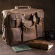 Сумка мужская многофункциональная Vintage 14881 Коричневая фото