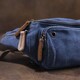 Сумка поясная текстильная Vintage 20173 Синяя фото