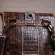Сумка-мессенджер тиснение под экзотику Vintage 20038 Коричневая фото