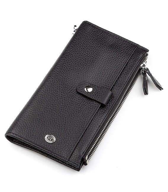 Кошелек ST Leather 18383 (ST420) надежный Черный фото
