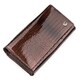 Кошелек женский ST Leather 18431 (S9001A) лакированная кожа Коричневый фото