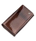 Кошелек женский ST Leather 18431 (S9001A) лакированная кожа Коричневый