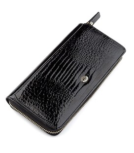 Кошелек женский ST Leather 18437 (S7001A) натуральная кожа Черный фото