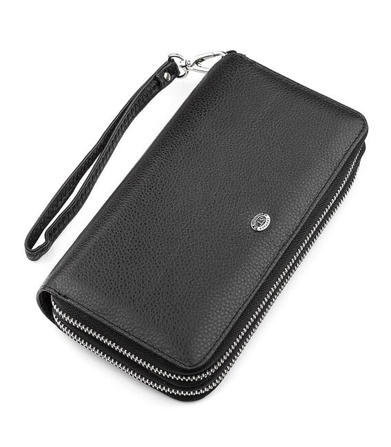Мужской кошелек ST Leather 18451 (ST127) натуральная кожа Черный фото