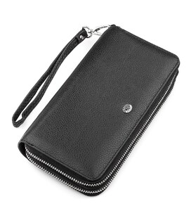Мужской кошелек ST Leather 18451 (ST127) натуральная кожа Черный фото